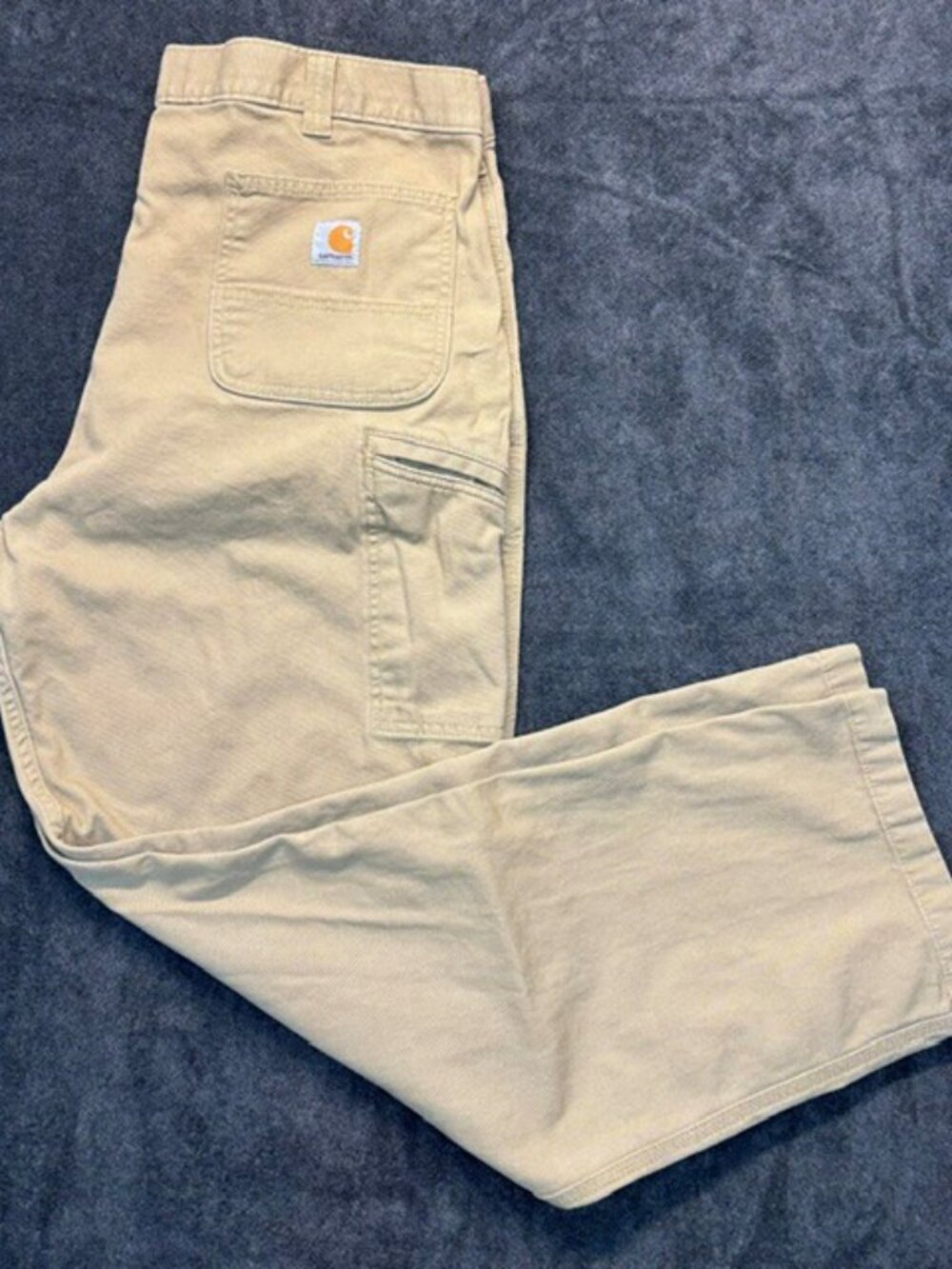 Carhartt BN2291-M Rugged Flex Relaxed Canvas Work Pant Khaki 40x32 Mens